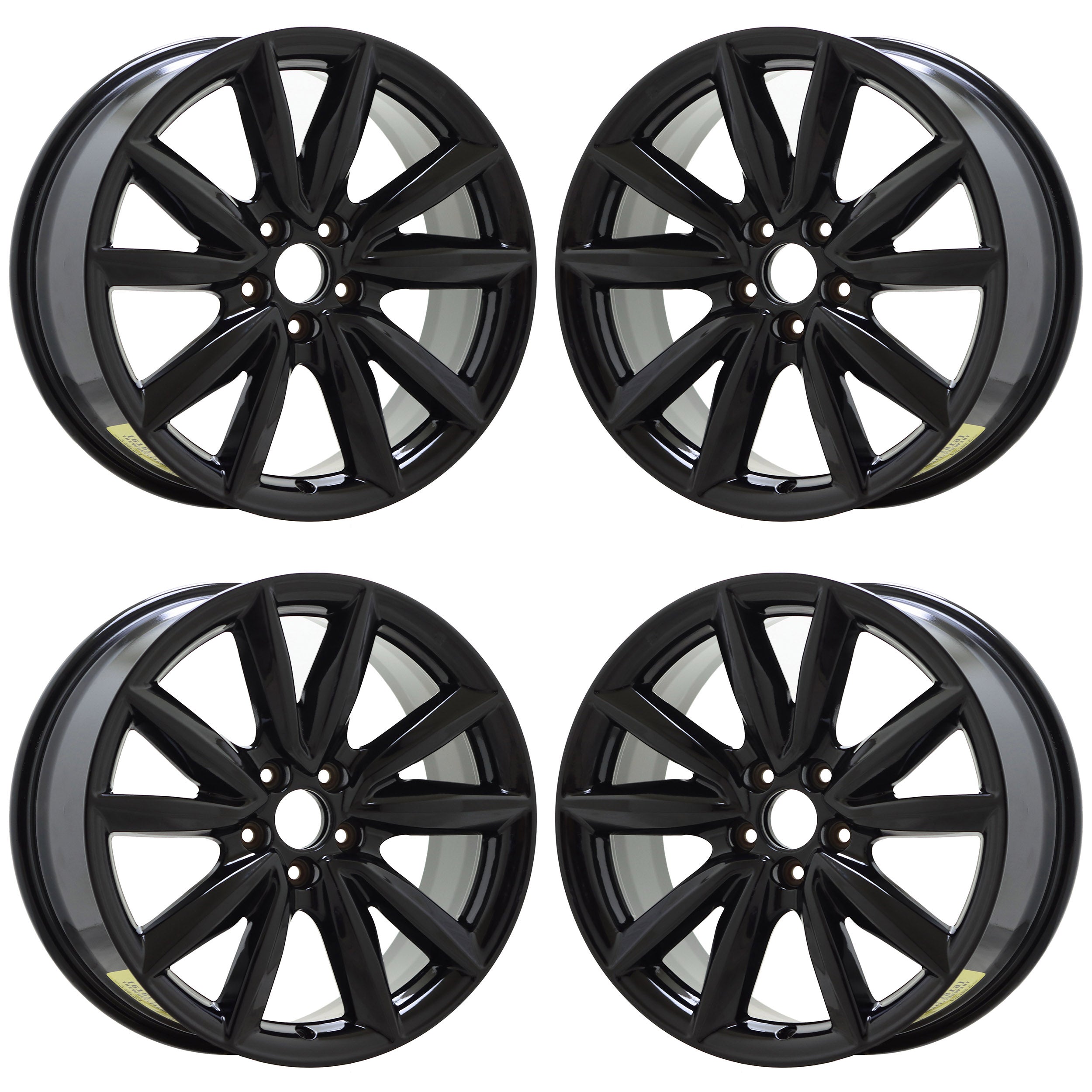 19" Acura RDX Gloss Black wheels rims Factory OEM set 71866 EXCHANGE
